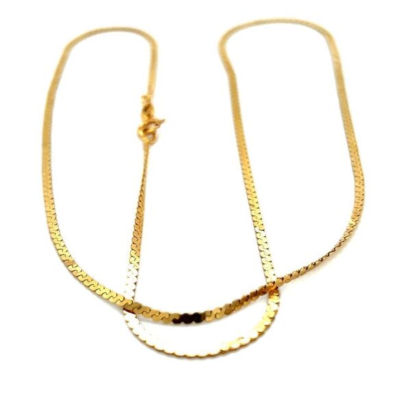 14k Snake Chain Necklace - Picture 1 of 4